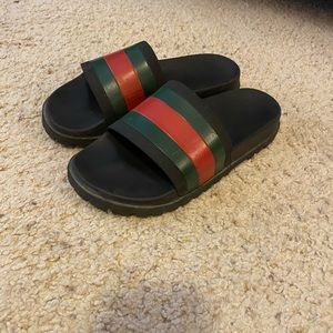 Mens Gucci Web Slide Sandal